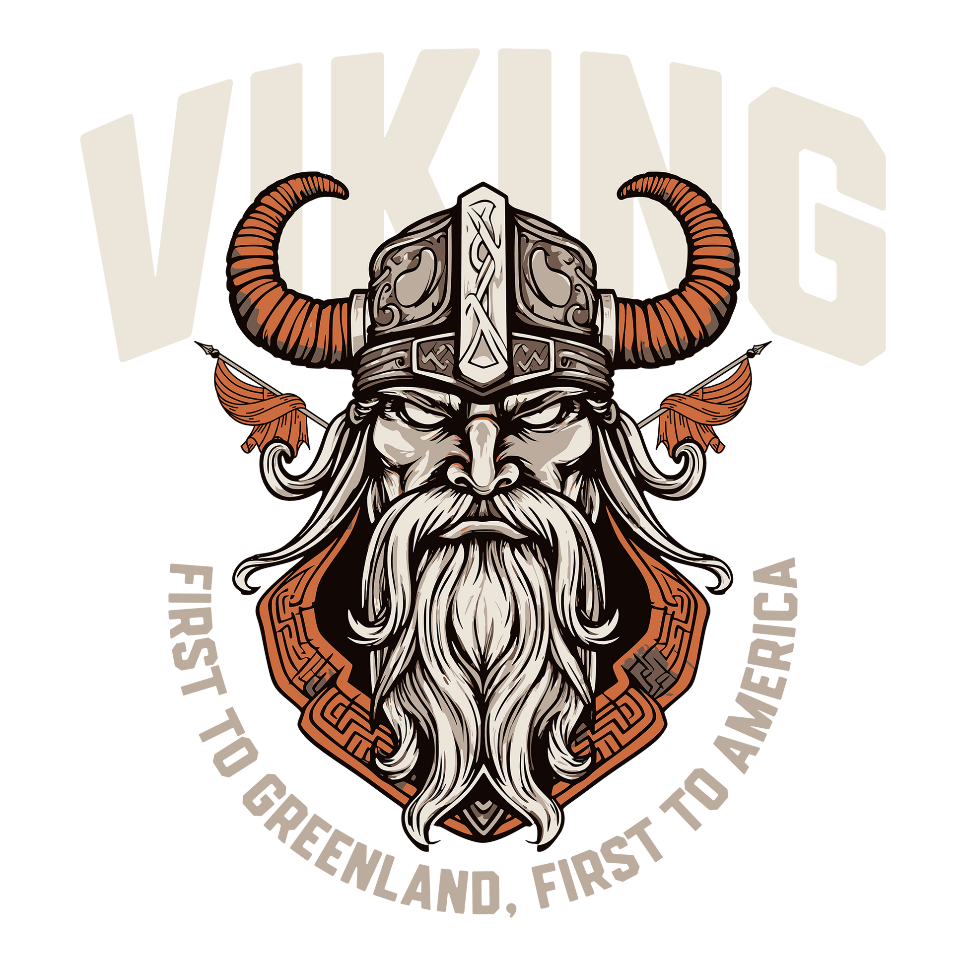 Viking Explorer DTF Design