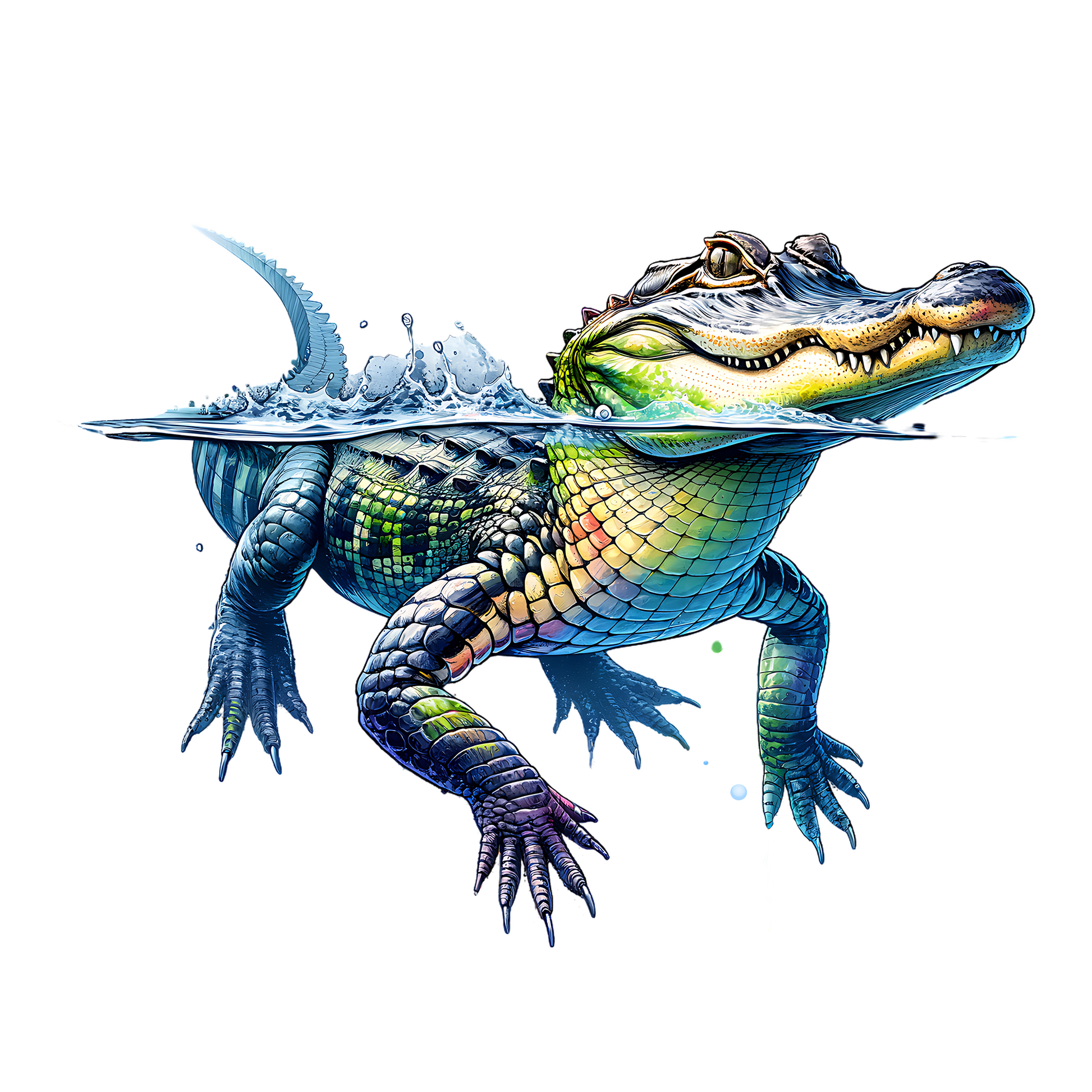 Water Gator DTF Design