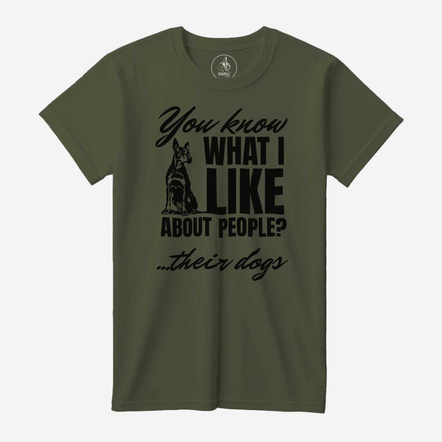 What I Like Military Green Bella+Canvas T-Shirt