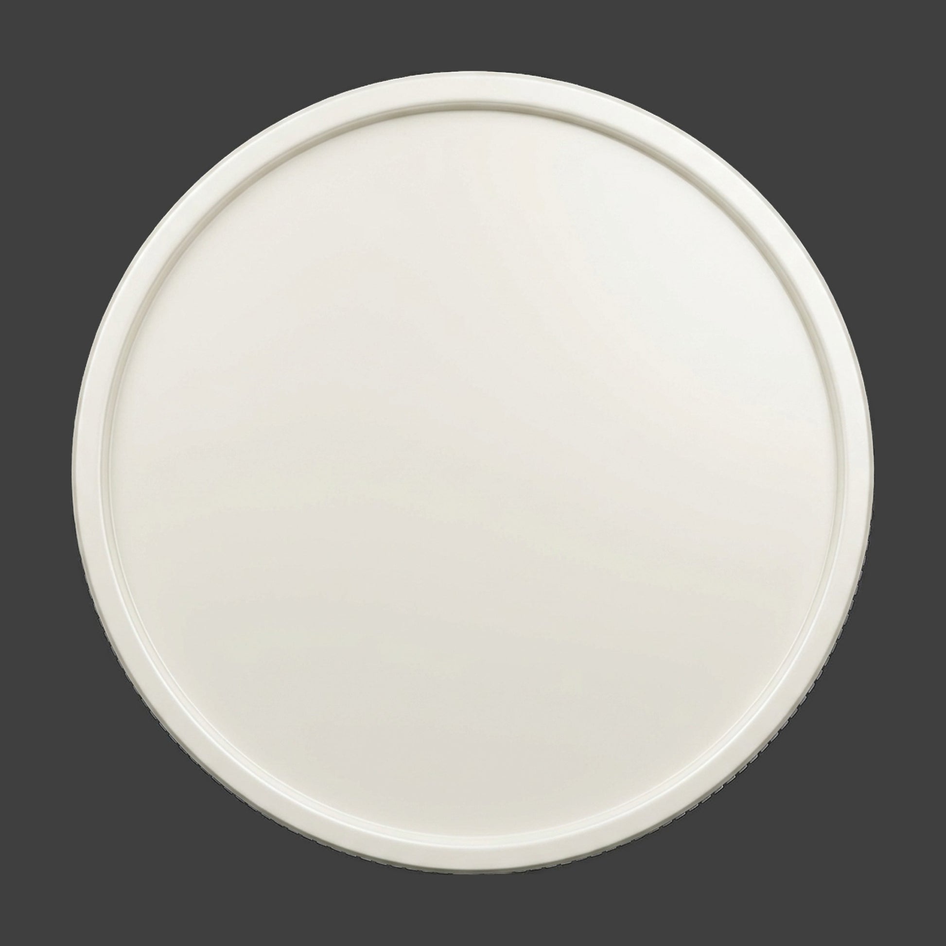 An off-white smooth edge blank coin