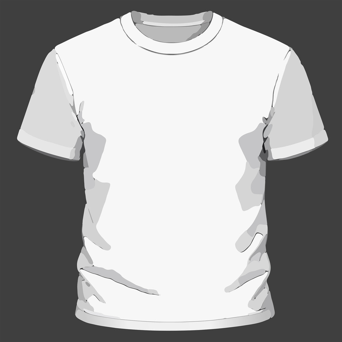 White T-Shirt Template