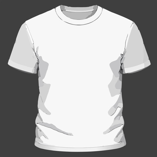 White T-Shirt Template
