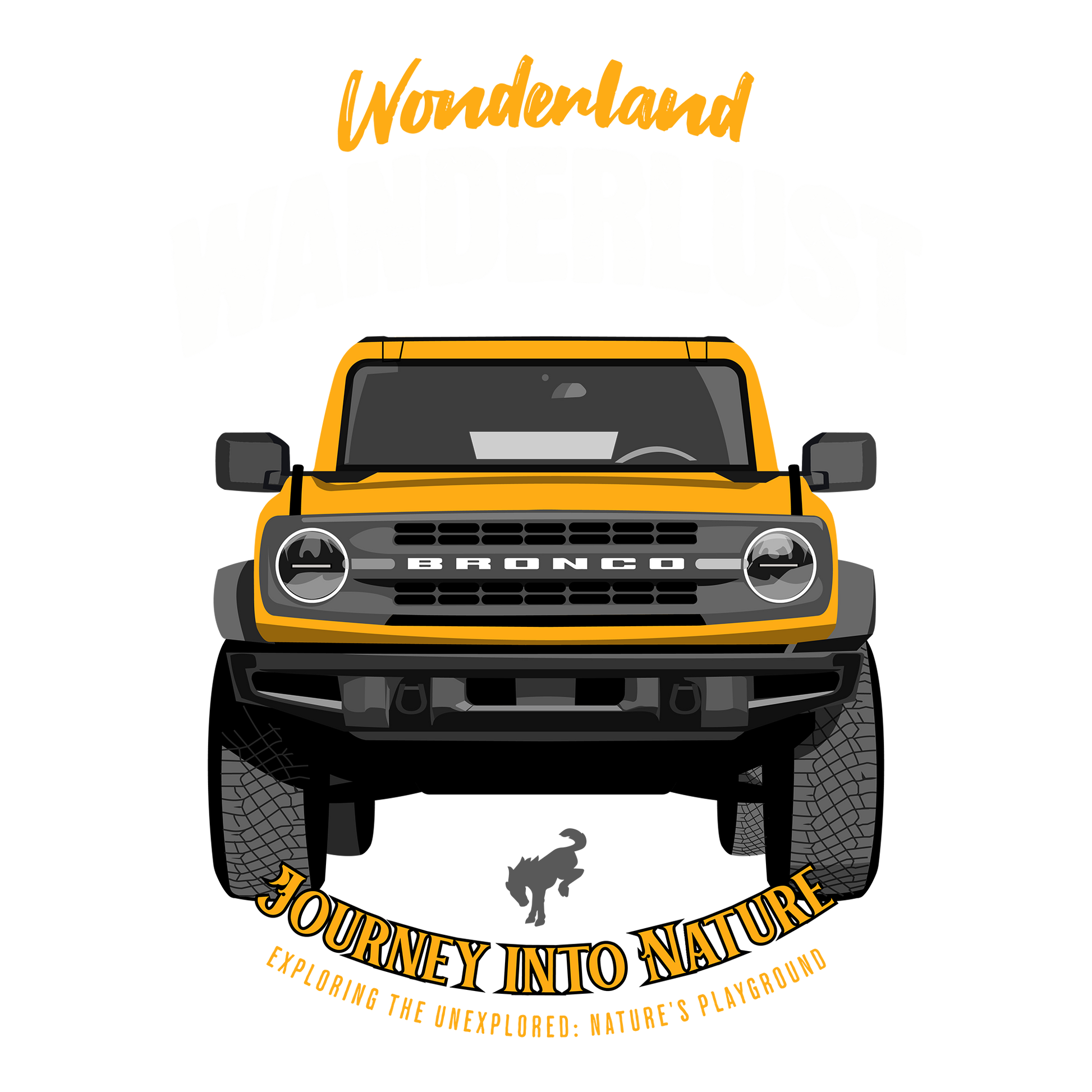 Wonderland Wanderlust DTF Design