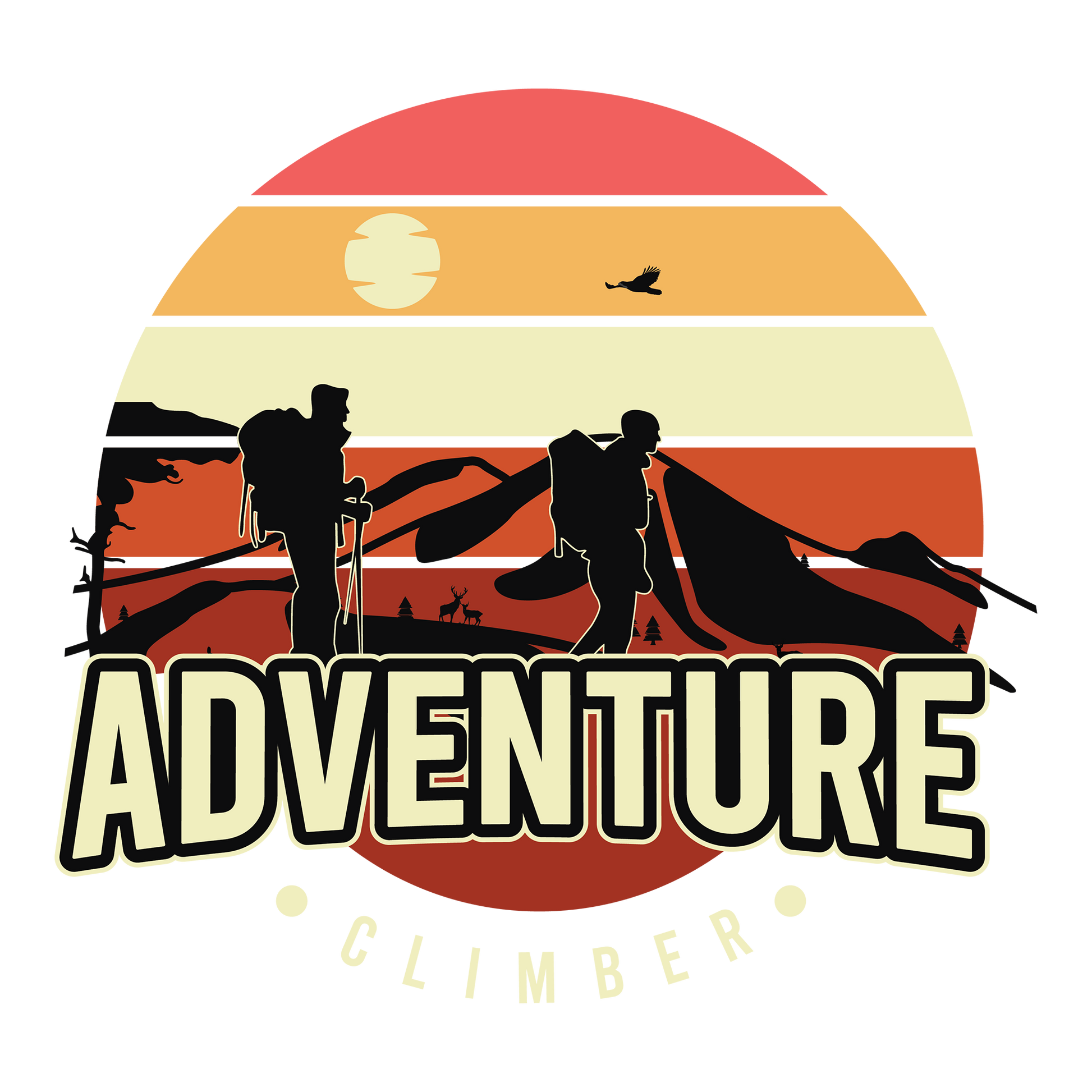 Adventure Climber DTF Design