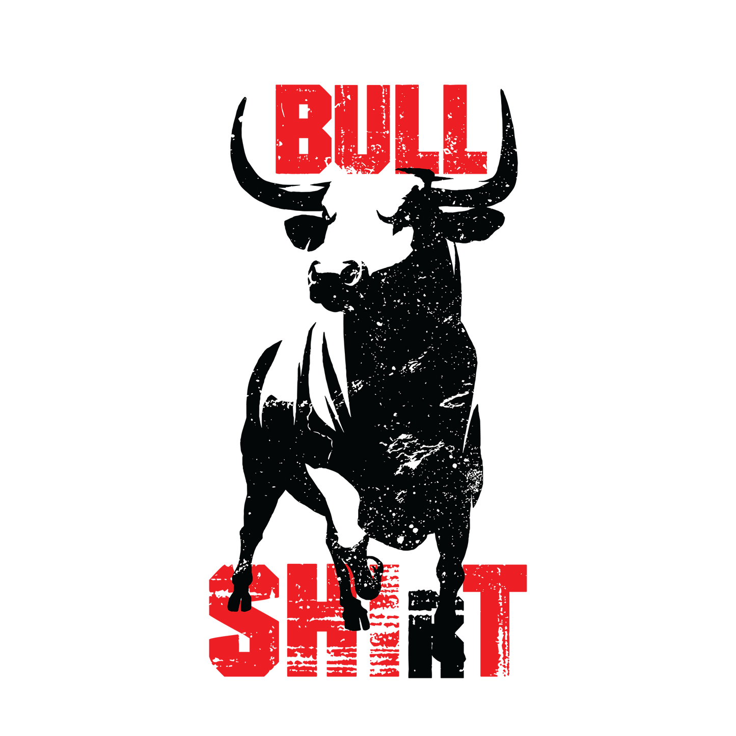 Bull Shirt DTF Design