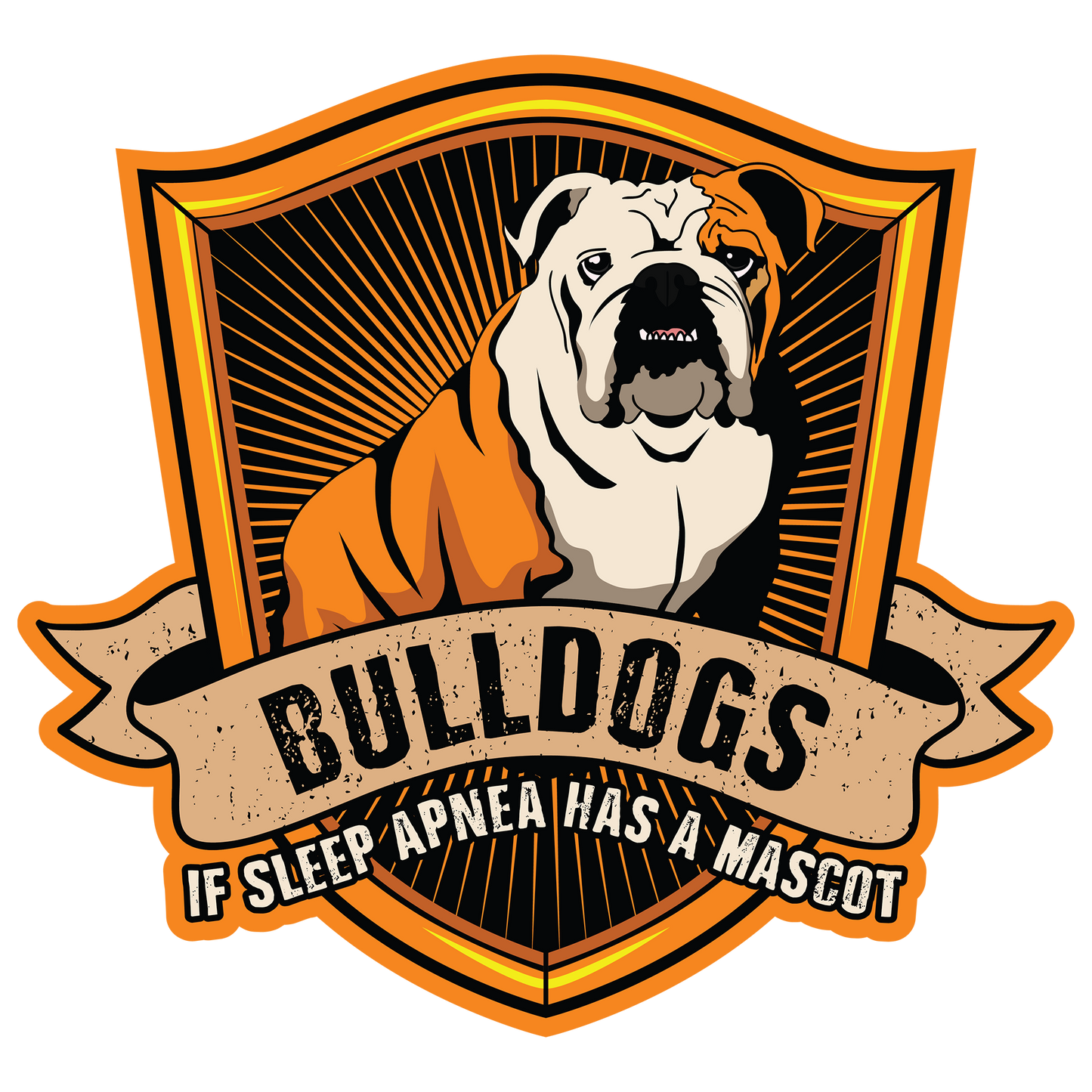 Bulldog DTF Transfer