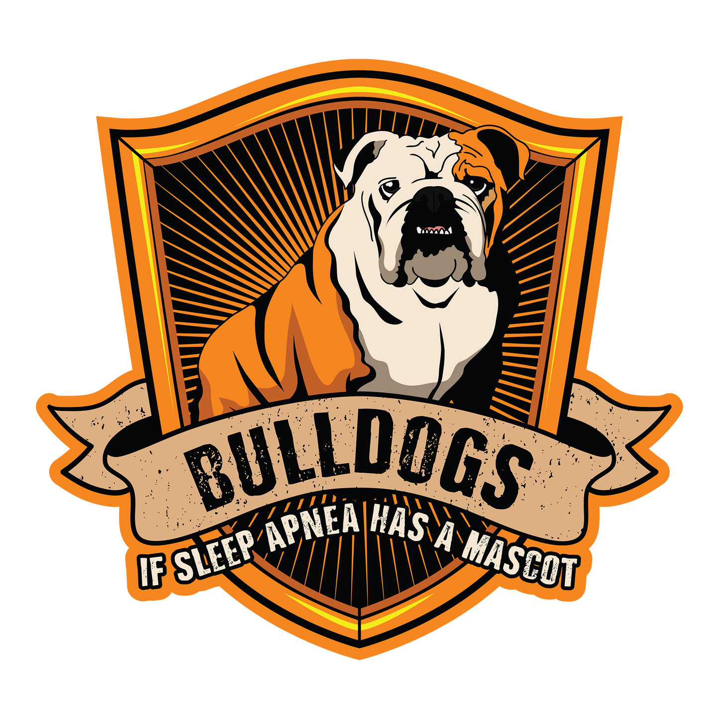 Bulldog DTF Design