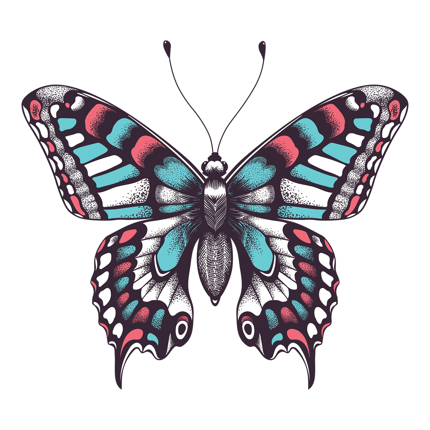 Butterfly DTF Transfer