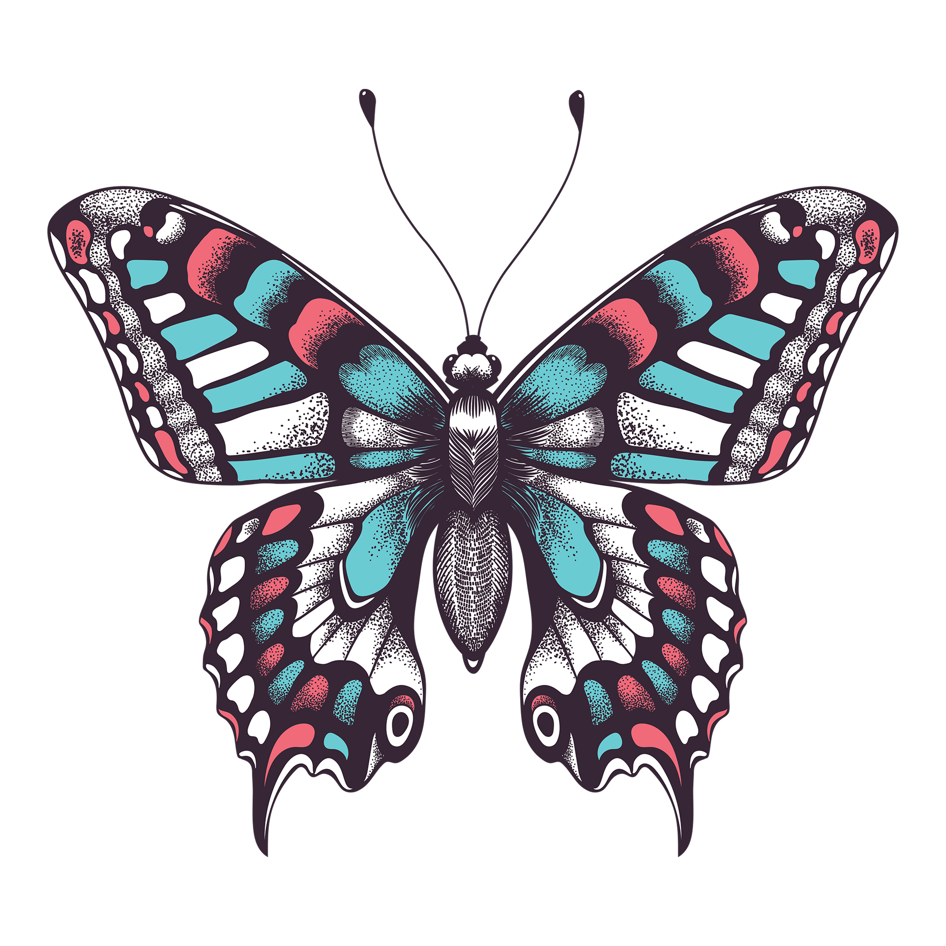 Butterfly DTF Transfer