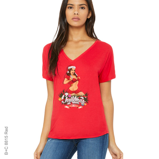 Christmas For You Slouchy V-Neck