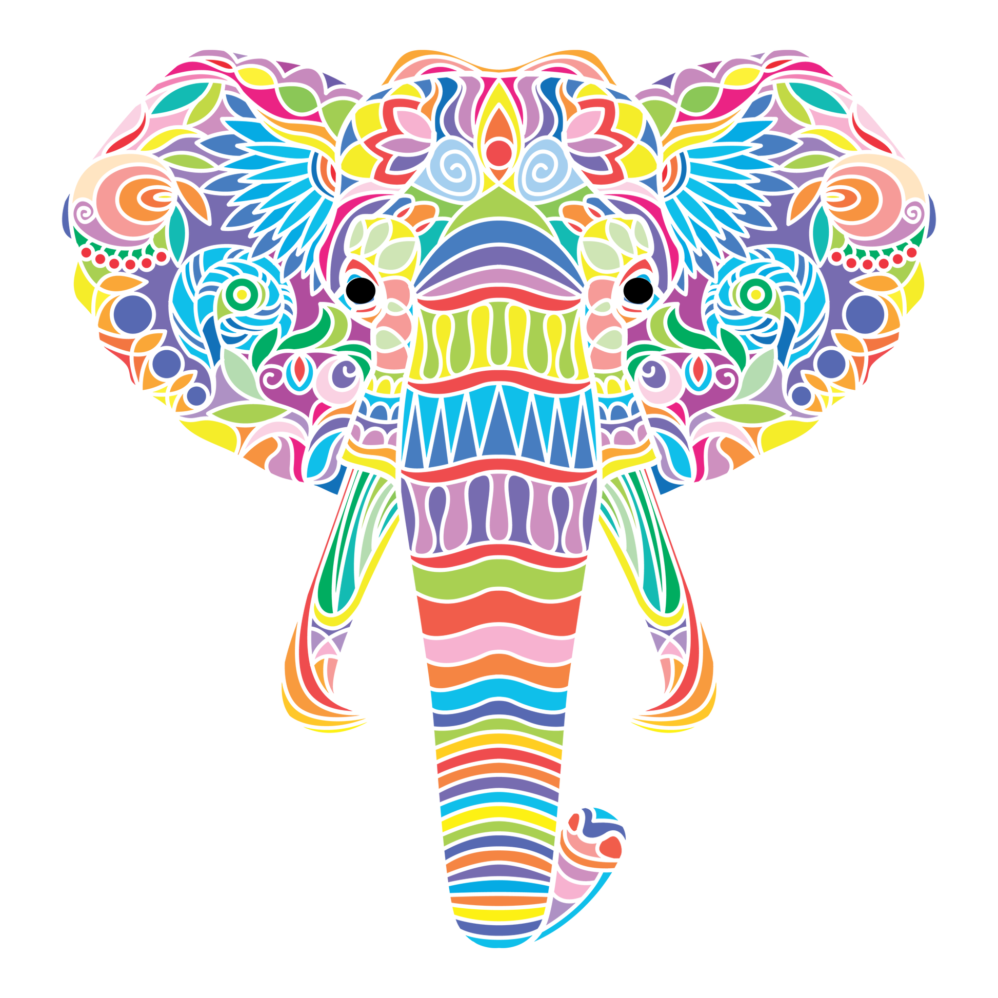 Color Elephant DTF Transfer