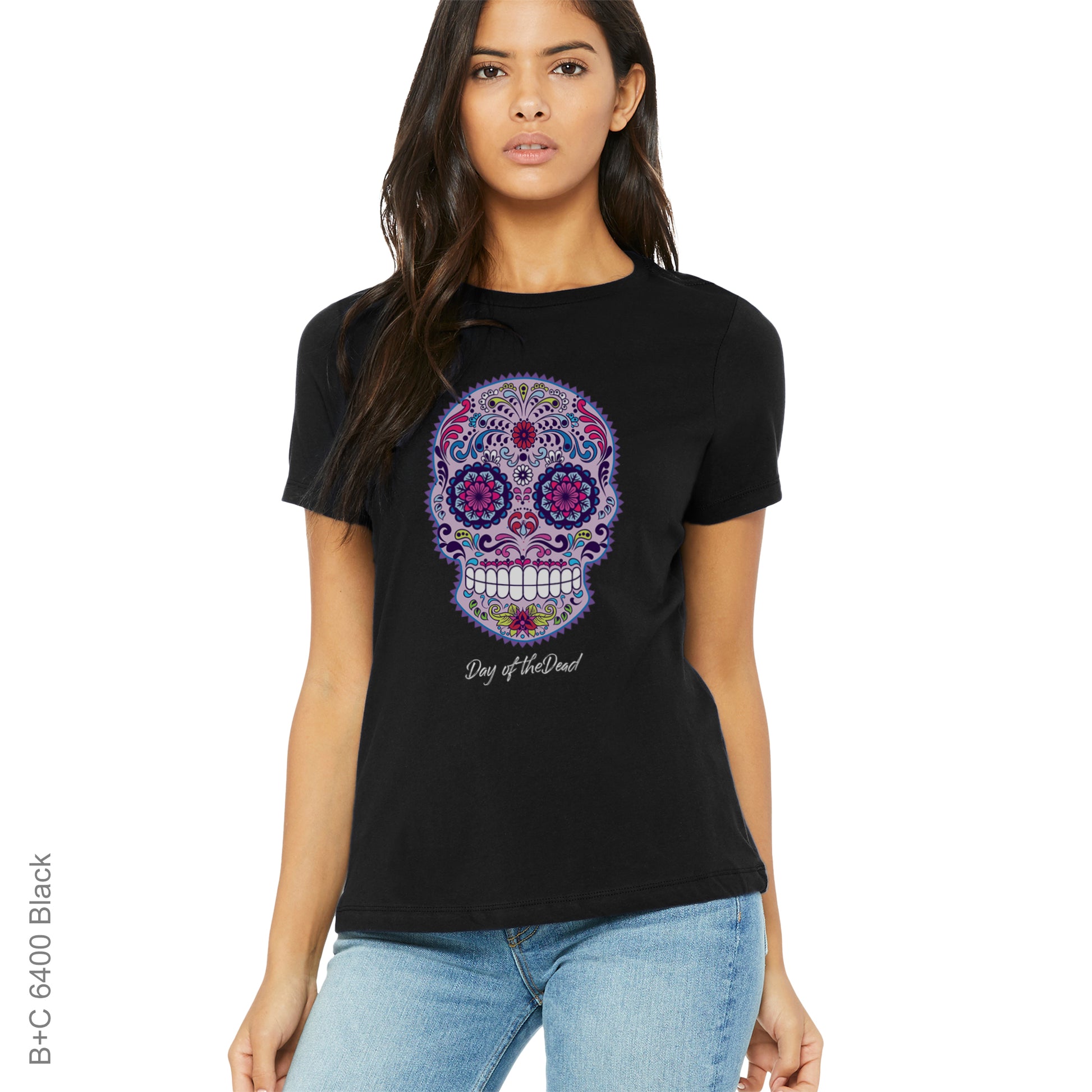 Day of the Dead T-Shirt Pressed From DTF Transfer