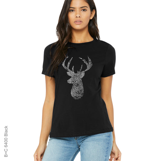 Deer Trunk T-Shirt Pressed From DTF Transfer