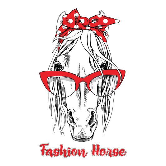 Fashion Horse DTF Transfer