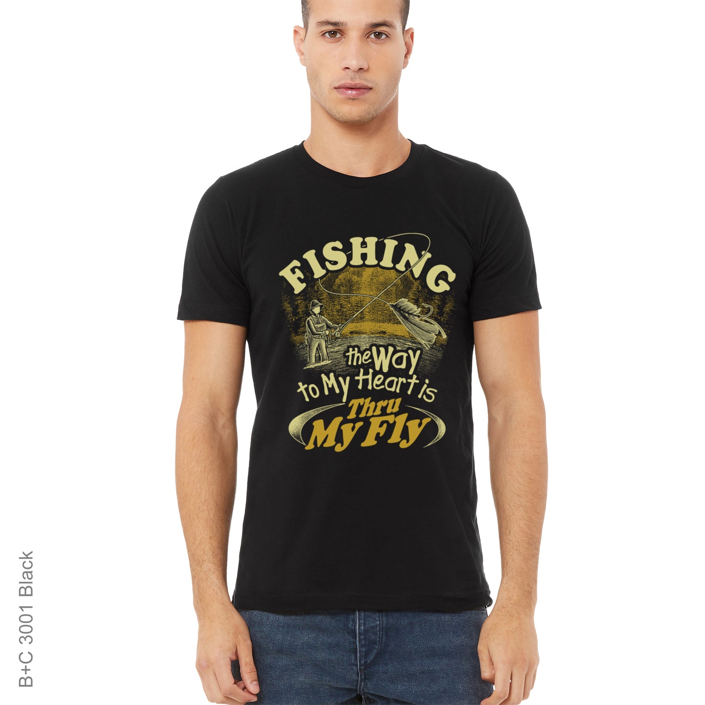 Fishing Fly DTF Pressed T-Shirt