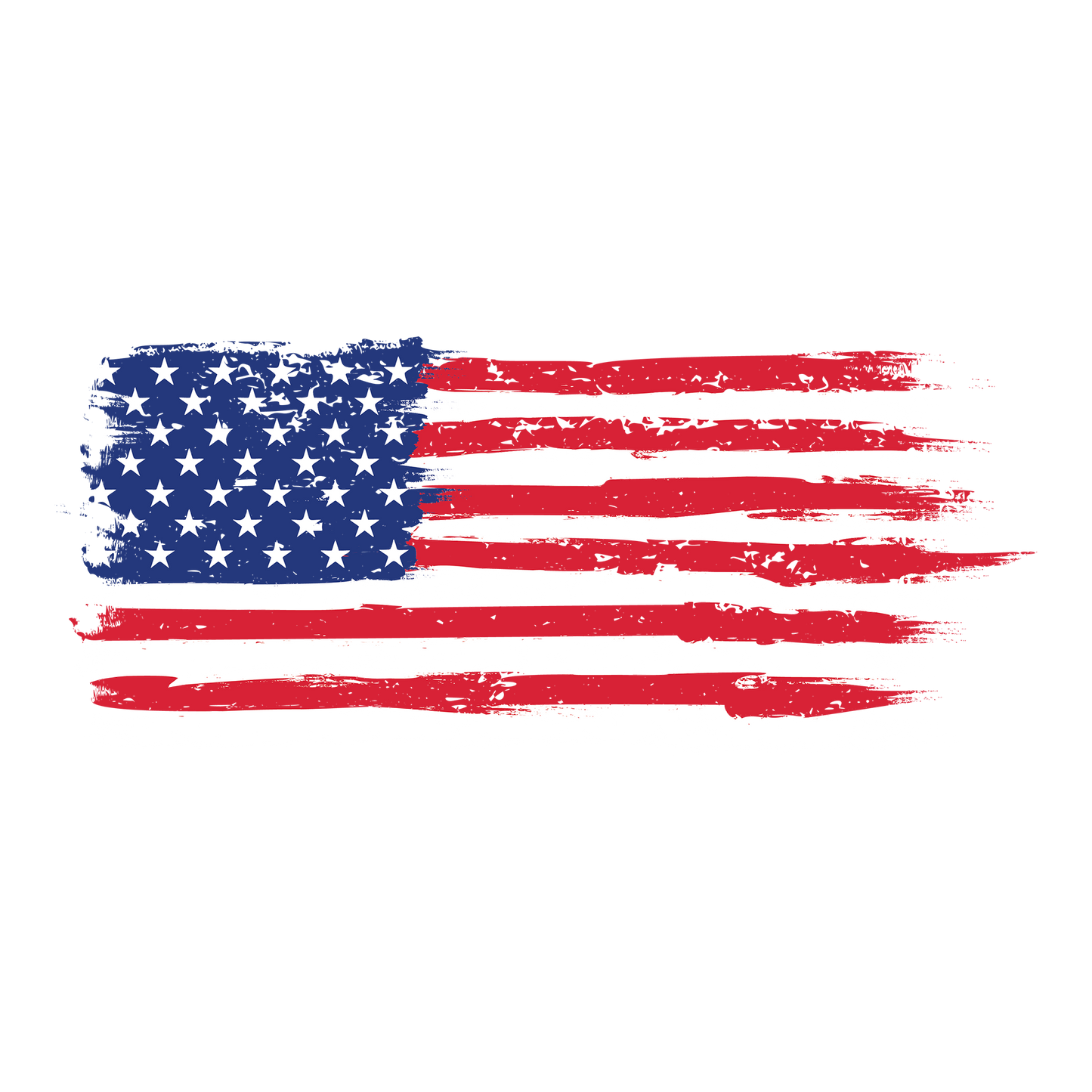 Grunge USA Flag DTF Design