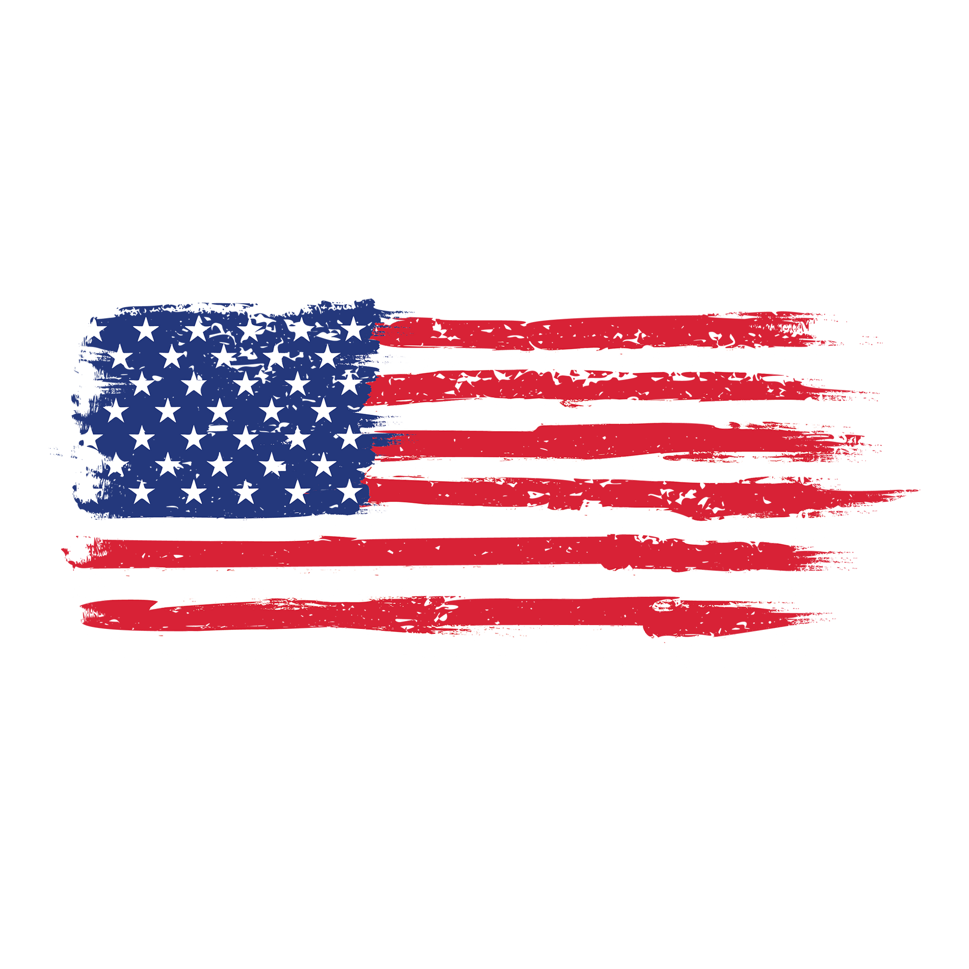 Grunge USA Flag DTF Design