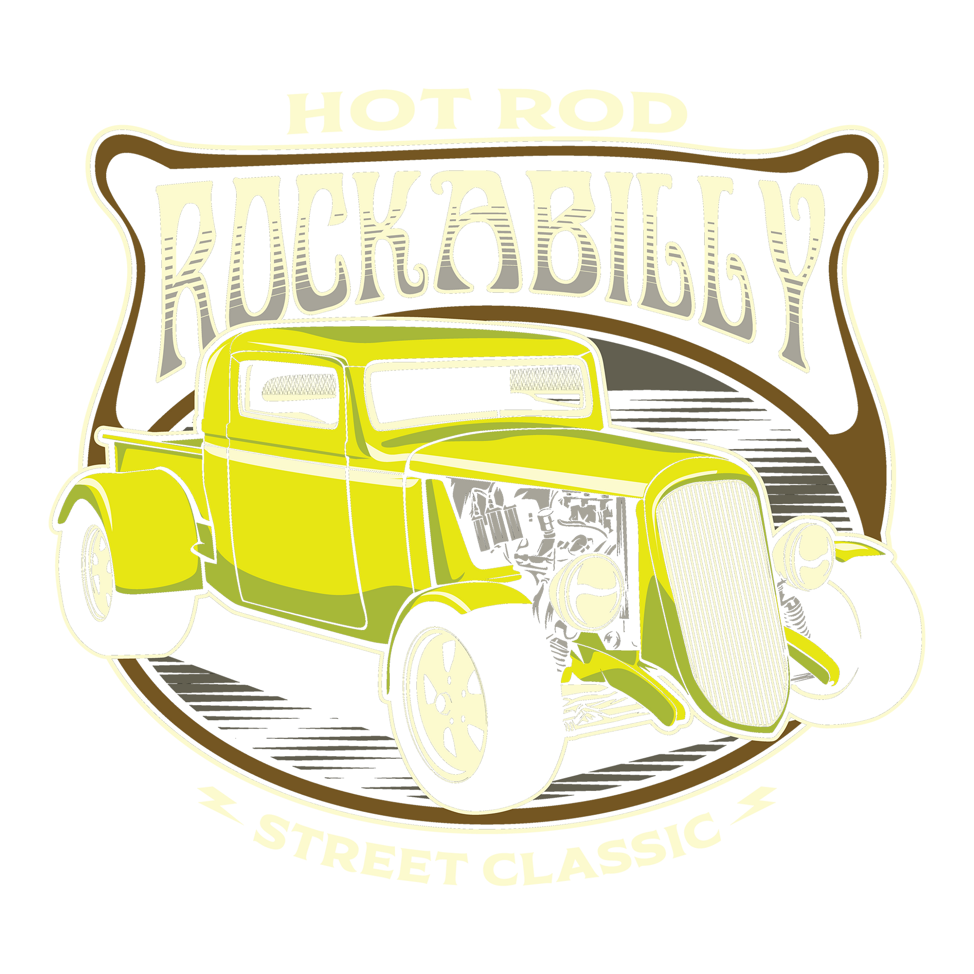 Hot Rod Rockabilly DTF Transfer