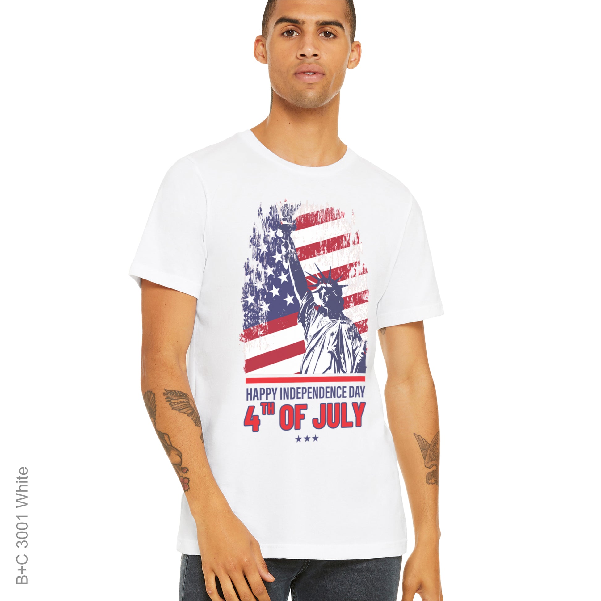July 4th T-Shirt Pressed From DTF Transfer