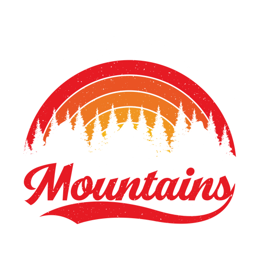 Mountains DTF Transfer Design