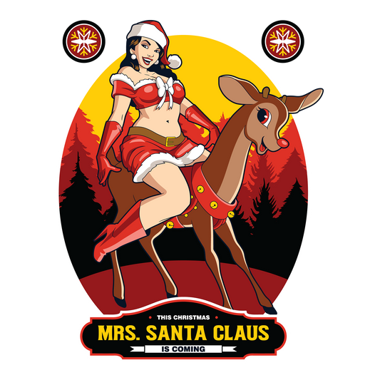 Mrs Santa Clause DTF Transfer