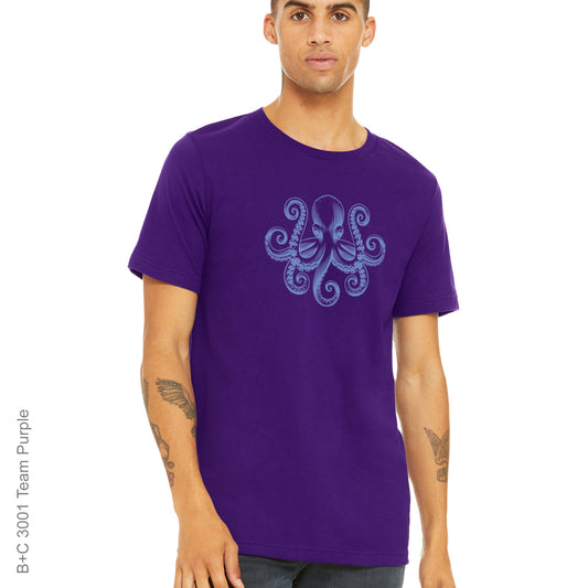 Octopus DTF Pressed Shirt