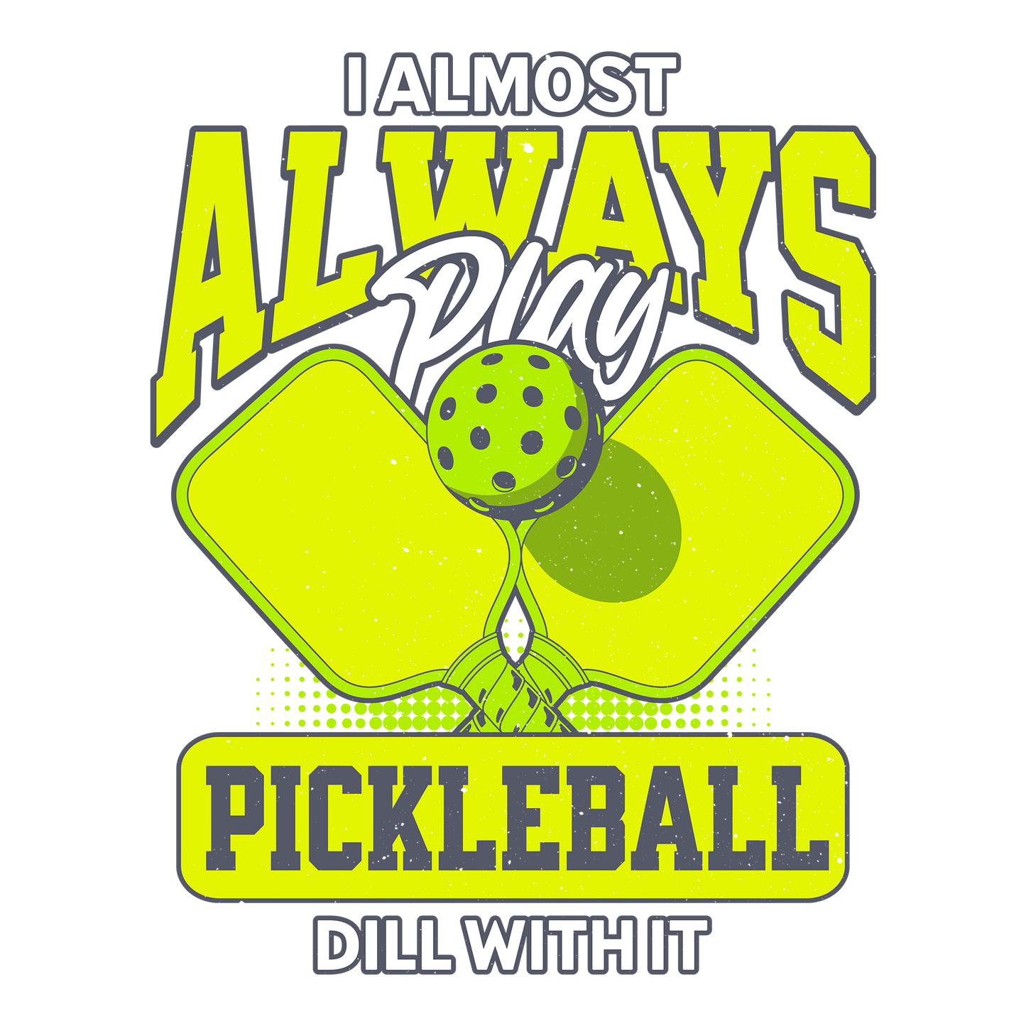 Pickleball DTF Design