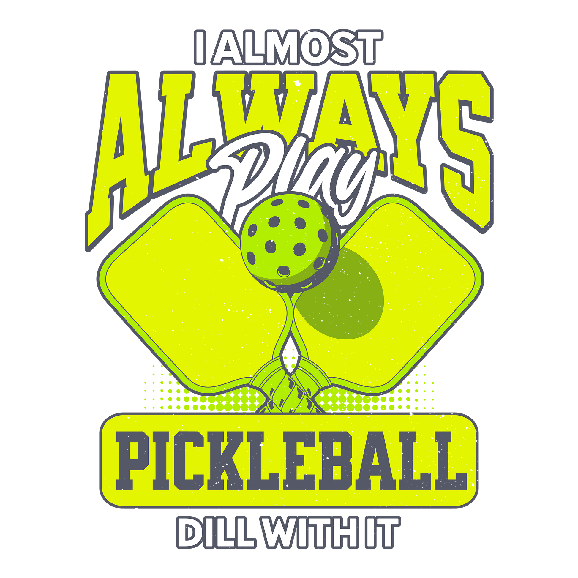 Pickleball DTF Design