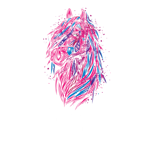Pink Horse DTF Transfer