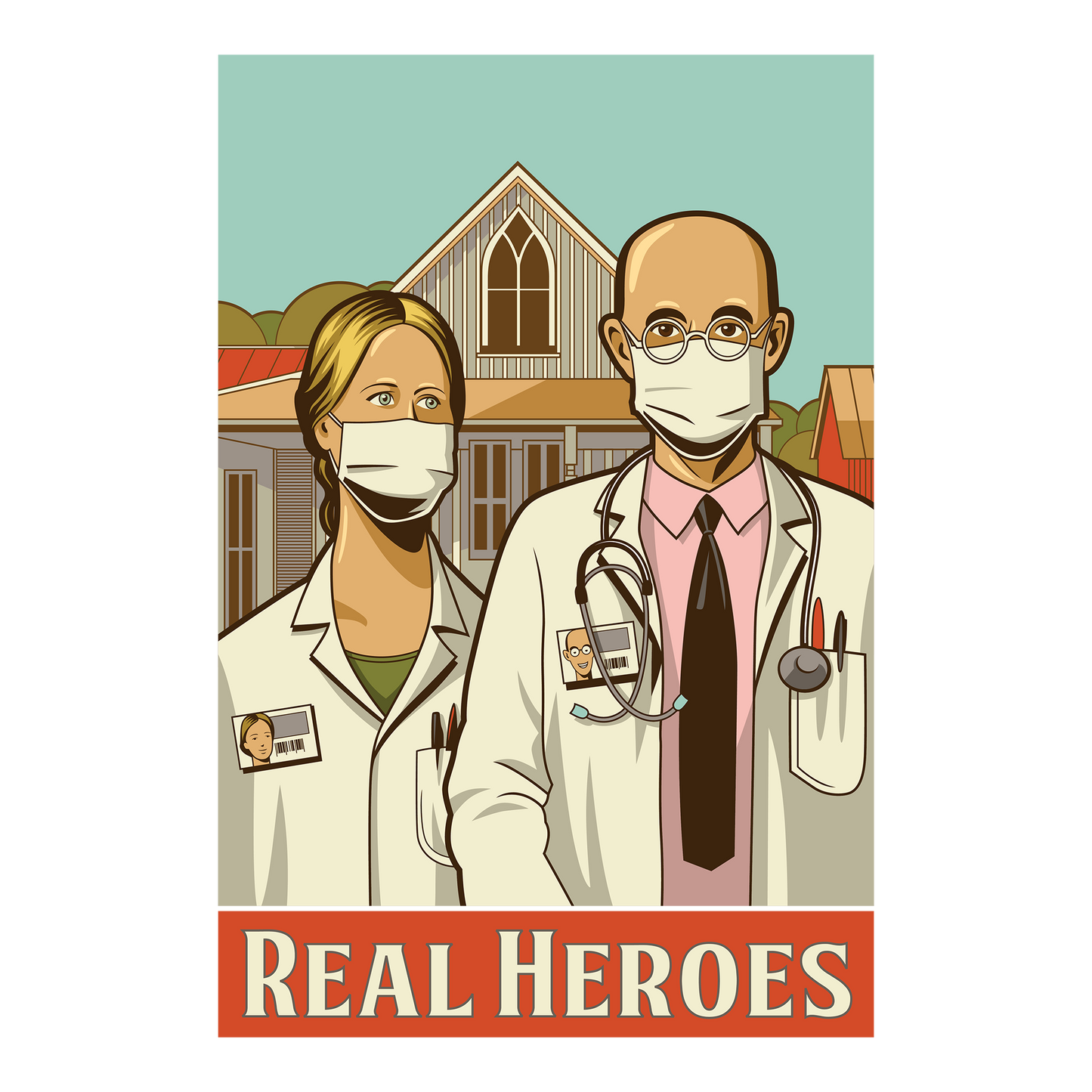 Real Heroes DTF Design