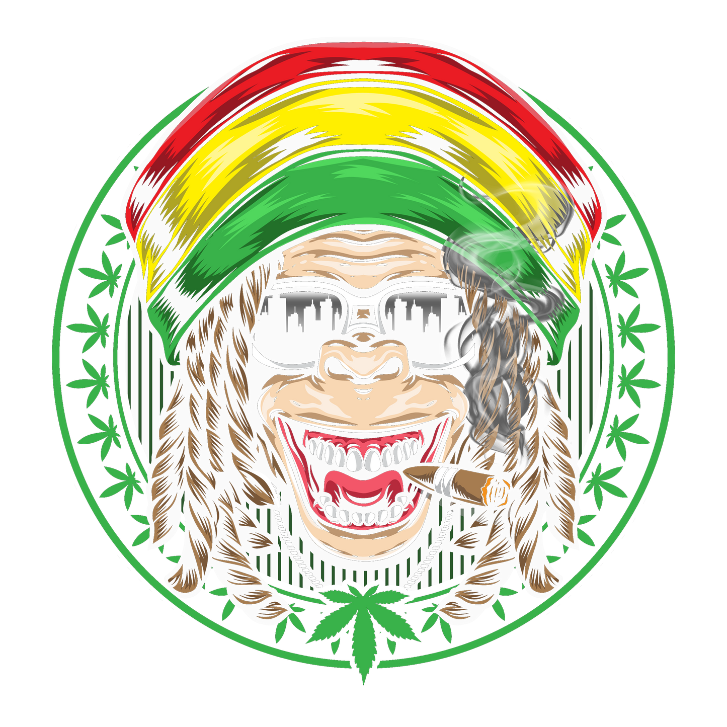 Reggae Ape DTF Transfer