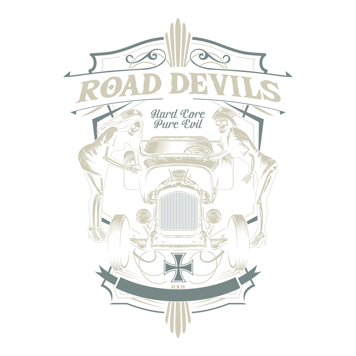 Road Devils DTF Transfer