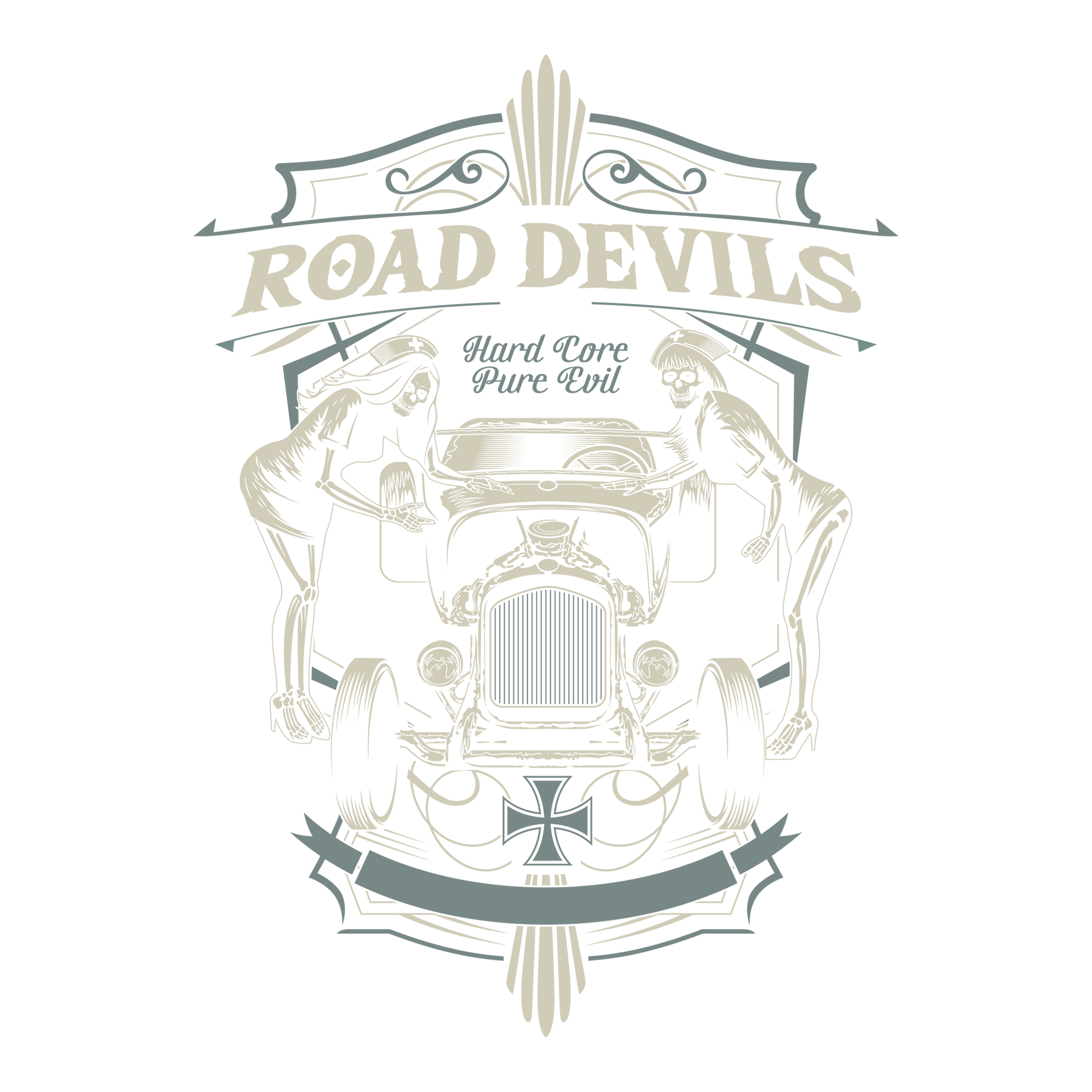 Road Devils DTF Transfer