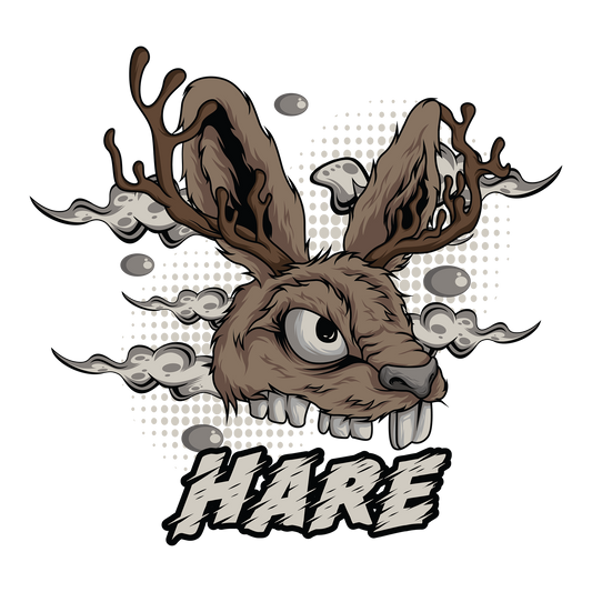 Scary Hare DTF Transfer