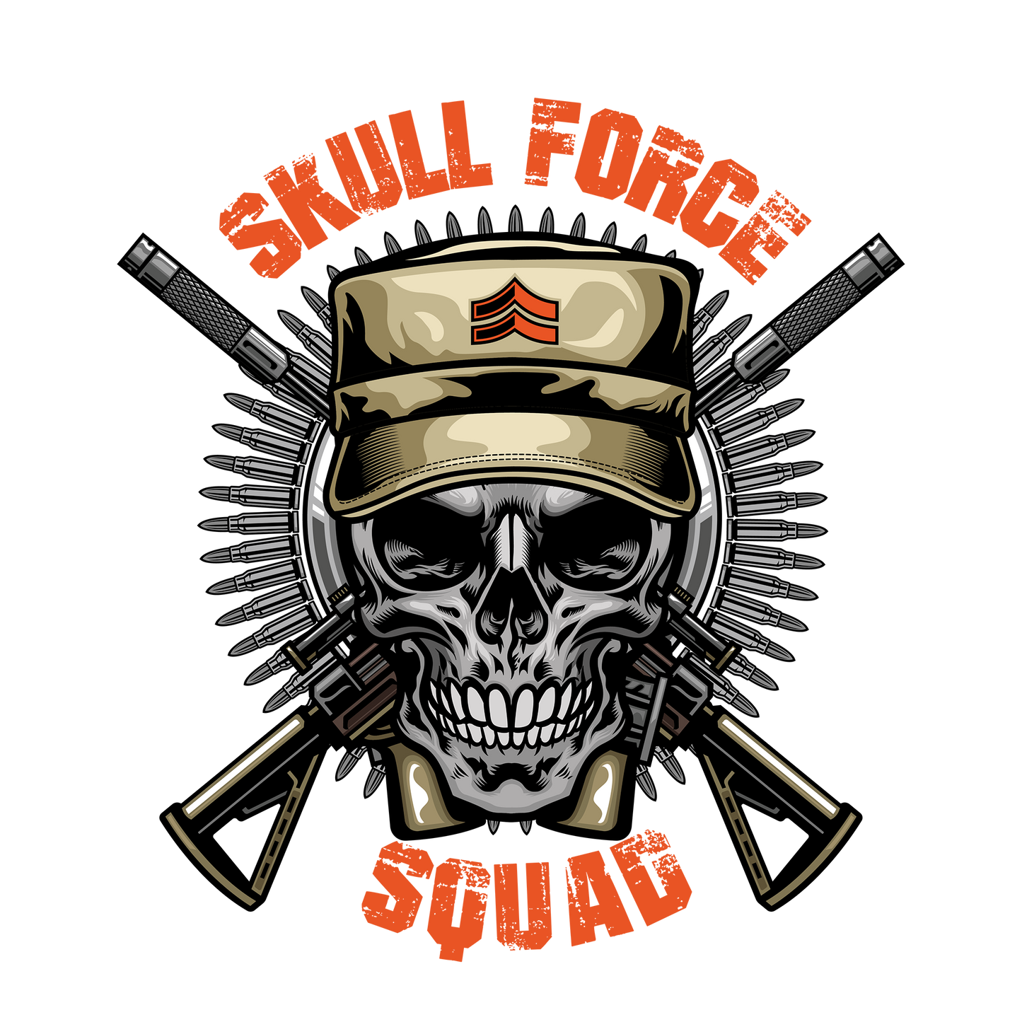 Skull Force DTF Transfer