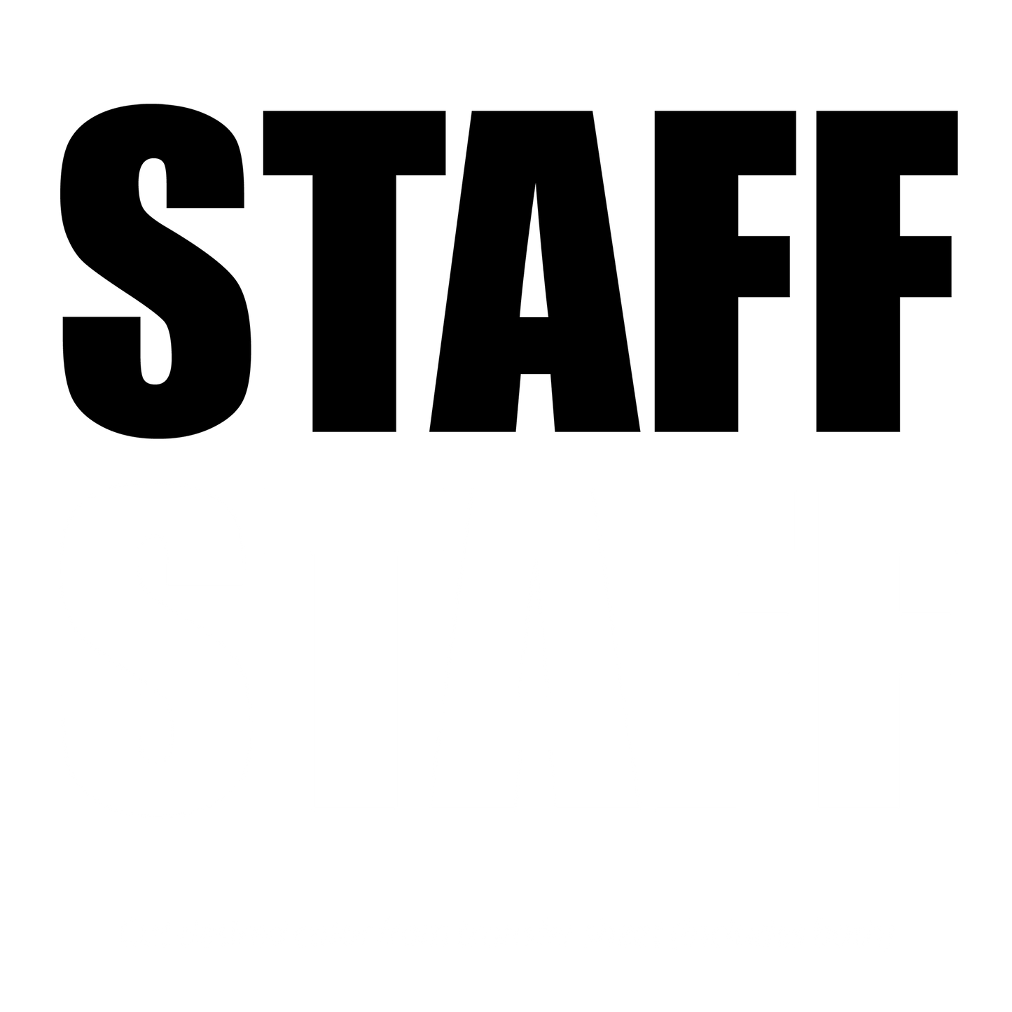 Staff Event DTF Design