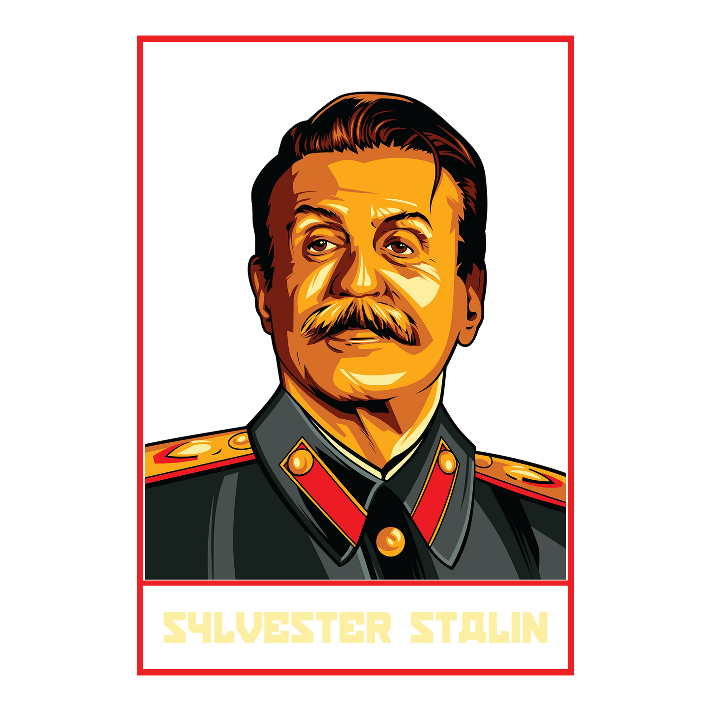 Sylvester Stalin DTF Transfer