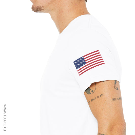 USA Flag DTF Pressed Shirt