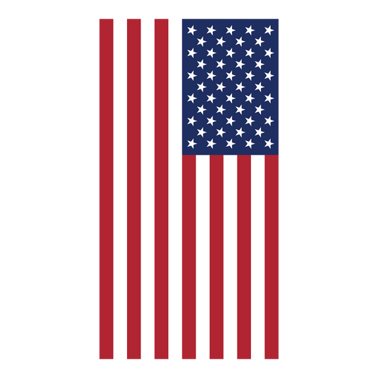 USA Flag DTF Transfer