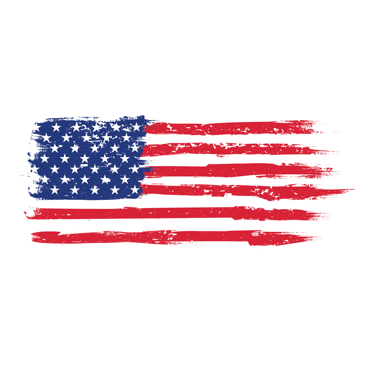 USA Grunge Flag DTF Transfer